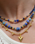 HIPANEMA - Collier Trion Bleu