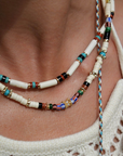 HIPANEMA - Collier Twinsy Blanc