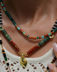 HIPANEMA - Collier Twinsy Blanc terre