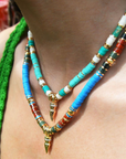 HIPANEMA - Collier Jaipur Bleu