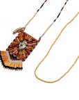 HYPNOCHIC - Collier pochette ex voto Marron