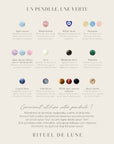 RITUEL DE LUNE - Pendule précieux - Malachite