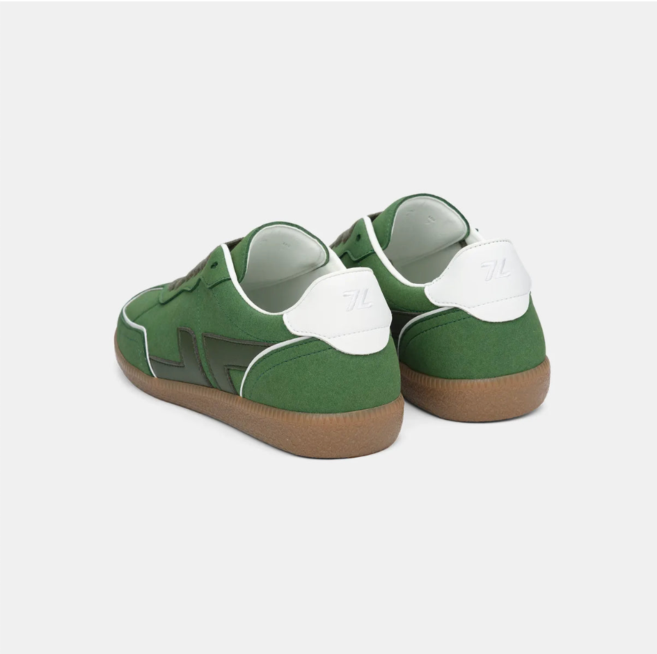 ZETA - DELTA GREEN - Basket VINTAGE et durable en suède vegan -