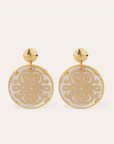 GAS BIJOUX - Boucles d'oreilles SUN DIVA rand modèle dorée à l'or fin