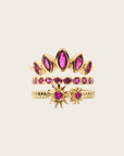 HIPANEMA - Bague Jacinta Fushia
