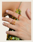 HIPANEMA - Bague Jacinta Fushia