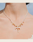 HIPANEMA -  Collier Gallica Blanc