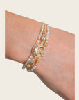 HIPANEMA - Bracelet Manalou Blanc