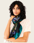WILD - Foulards Winter Jungle Bleu