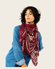 WILD - Foulards Bandana Big Bordeaux