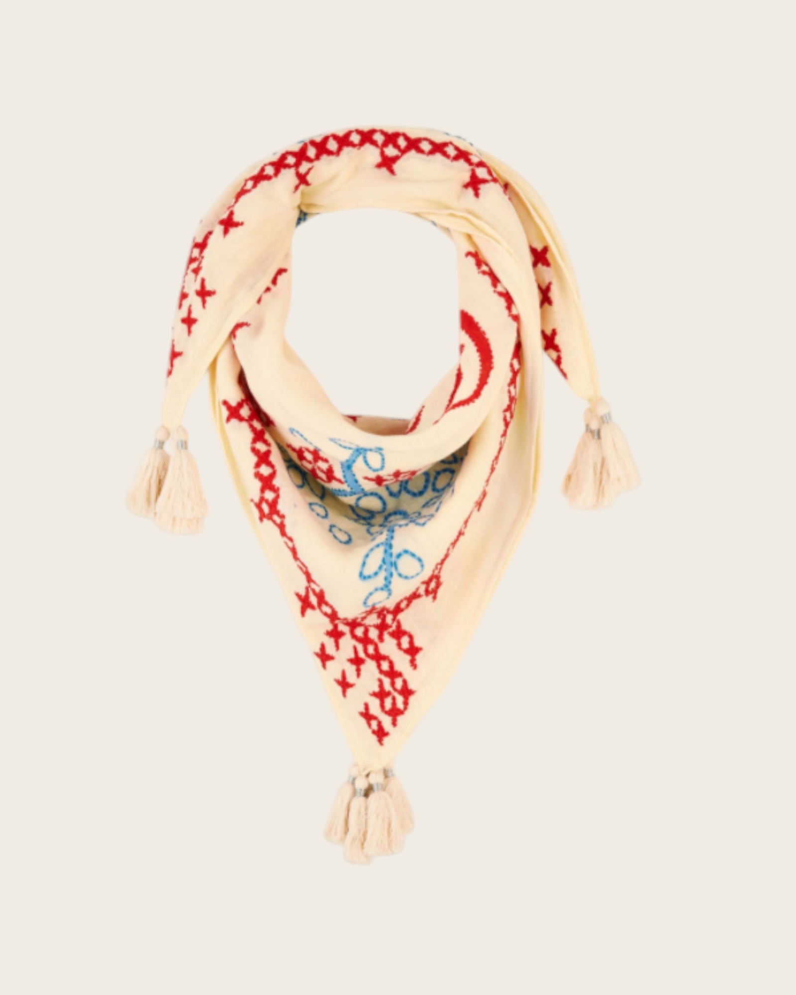 WILD - Foulards Nayarit Blanc