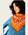 WILD - Foulards Paisley Medium Terre