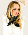 WILD - Foulards Paisley Medium Noir