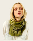 WILD - Foulards Paisley Medium Kaki