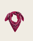 WILD - Foulards Paisley Medium Bordeaux