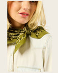 WILD - Foulards Paisley Mini Kaki