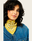 WILD - Foulards Paisley Mini Camel