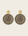 SANTIBE - Boucles d'oreilles Espagnola - Noisette
