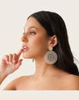 SANTIBE - Boucles d'oreilles Espagnola - Vert Émeraude