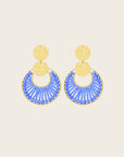 SANTIBE - Boucles d'oreilles Luna - Céleste