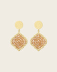 SANTIBE - Boucles d'oreilles Mini Diamante - Doré