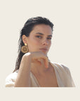SANTIBE - Boucles d'oreilles Mini Espagnola - Vert Émeraude