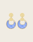 SANTIBE - Boucles d'oreilles Mini Luna - Céleste