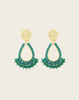 SANTIBE - Boucles d'oreilles Mini Rio - Vert Émeraude