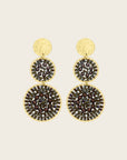 SANTIBE - Boucles d'oreilles Santiago - Noisette
