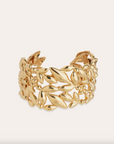 GAS BIJOUX - Bracelet manchette OLEA dorée à l'or fin