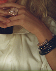 AURELIE BIDERMANN - Jonc DIANA noir taille M