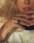 AURELIE BIDERMANN - Bague KATT noire