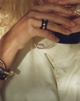 AURELIE BIDERMANN - Jonc POSITANO noir