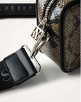VANESSA WU - Sac trotteur CHIARA python gris