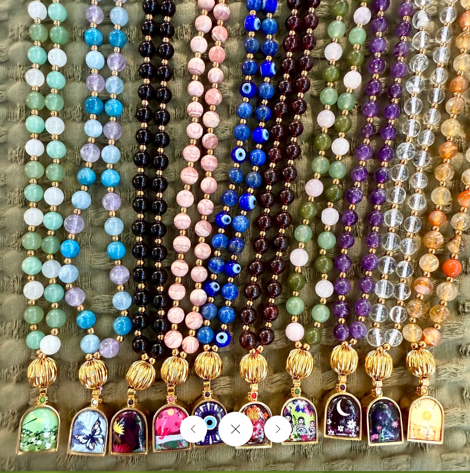 RITUEL DE LUNE - MALA PRECIEUX AMOUR en rhodochrosite