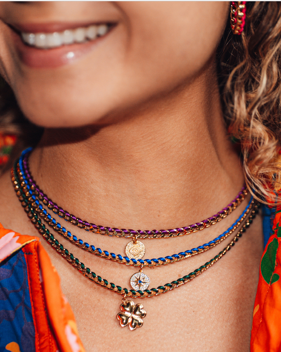 monsens - Collier NEFERTITI - 13 couleurs au choix