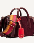 LANCEL - Modèle BCBG -  MINI BOWLING BAG - Cassis