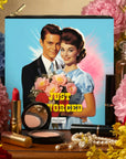 MOUCHKINE - Pochette velours POP  " JUST DIVORCED"