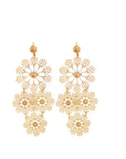 GAS BIJOUX - Boucles d'oreilles NEIGE MINI dorées à l'or fin