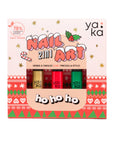 YAKA PARIS - KIT VERNIS 2 en 1 - Ho ho ho - Nail art pour Noel