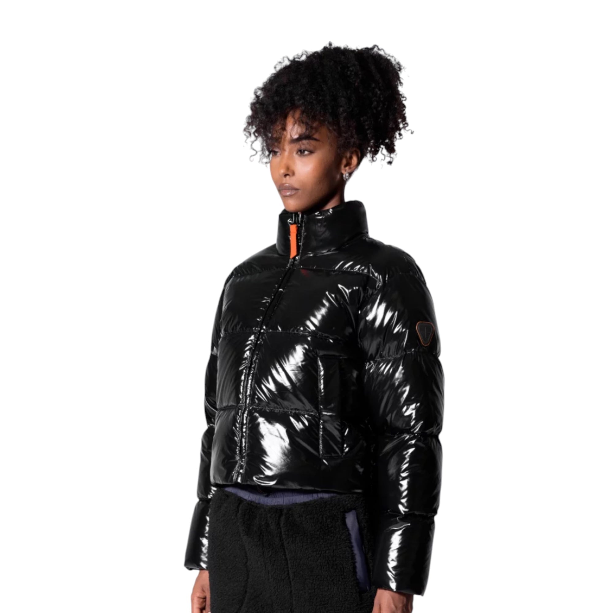 GERTRUDE ET GASTON - KATE BRIGHT - Doudoune courte en nylon glossy - 3 couleurs