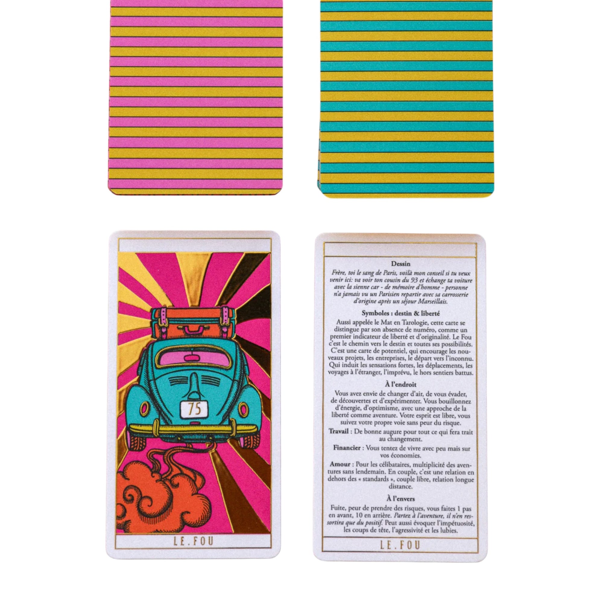 AN -NEE - Le TAROT de MARSEILLE d&#39;aujourd&#39;hui, version Girly