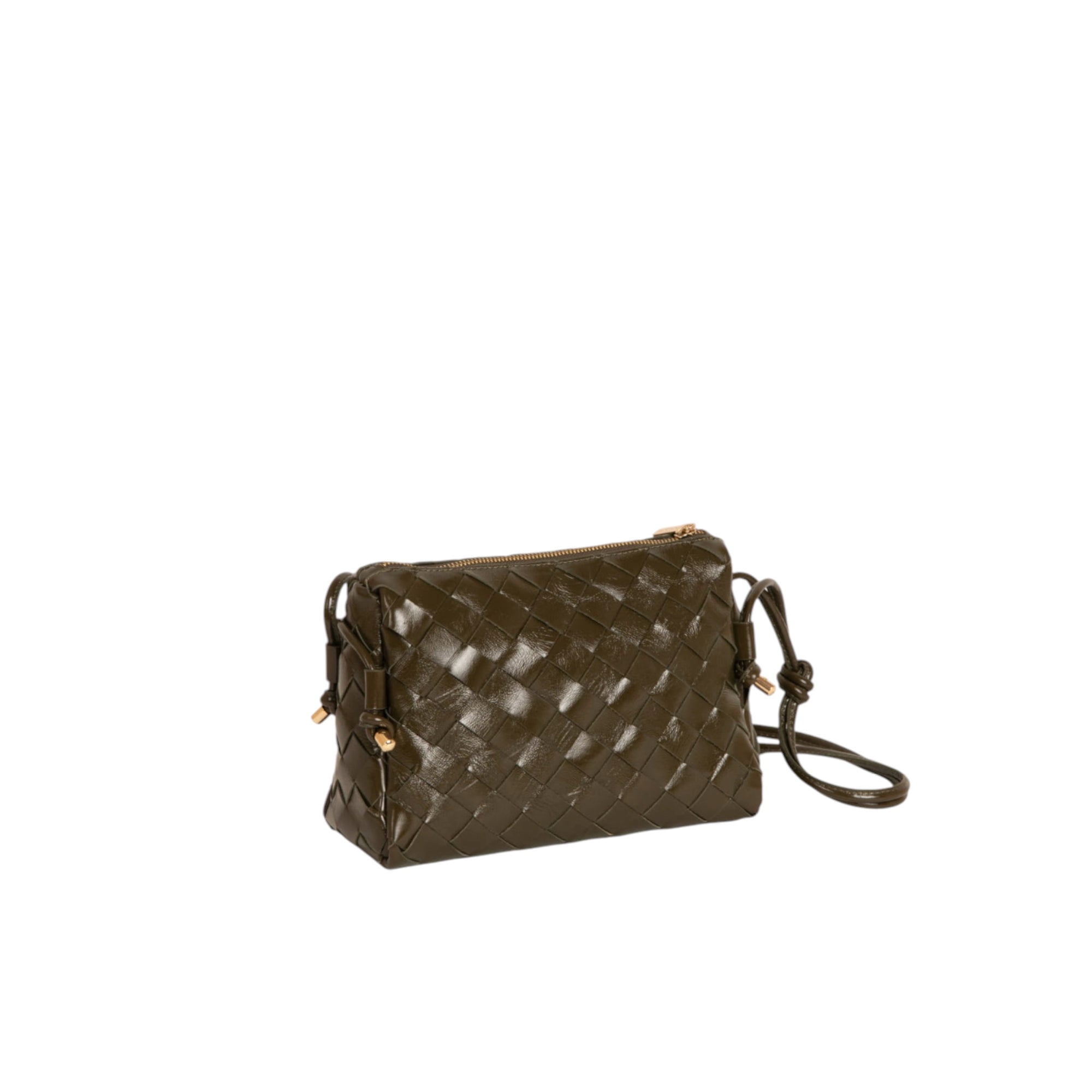 MARADJI - Sac GEORGIA veris tresse noir, kaki ou chocolat