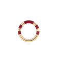 AURELIE BIDERMANN - Bague POSITANO bordeau