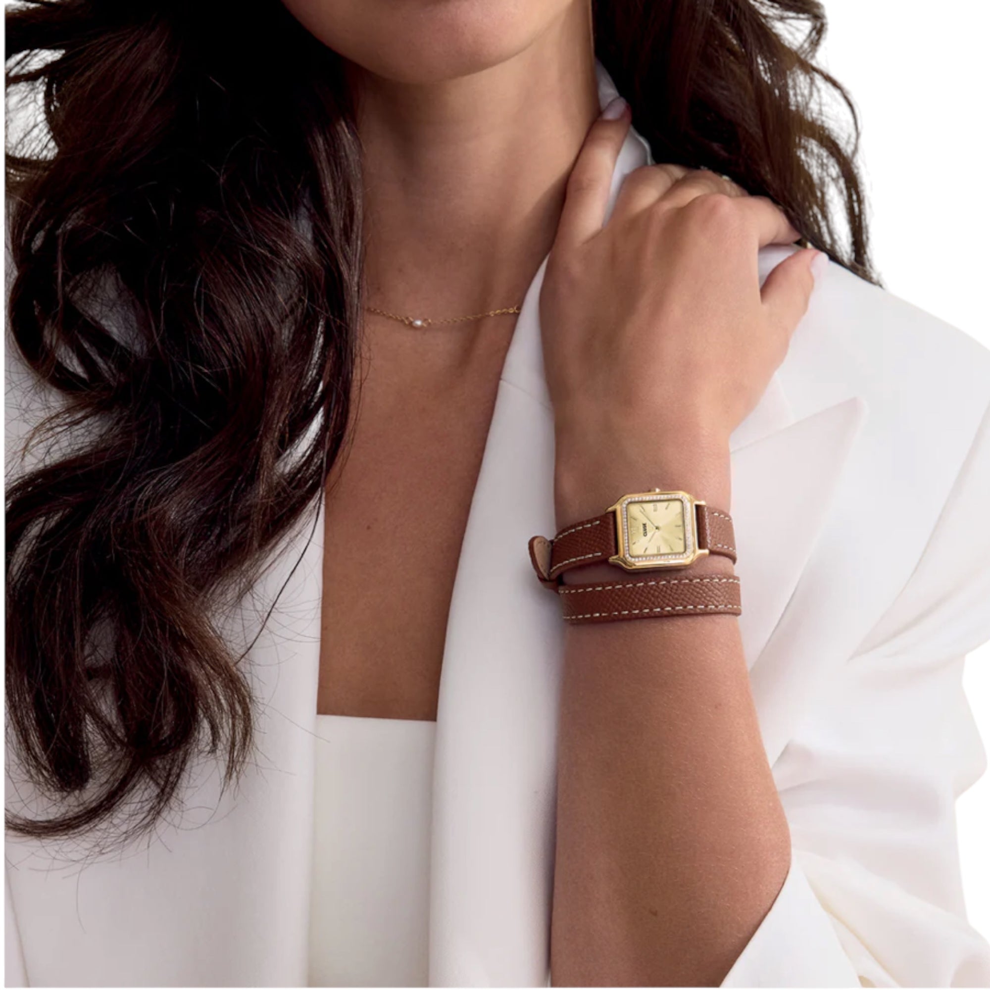 CLUSE - GRACIEUSE petite montre CW11821 Marron/Or