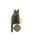 TARATATA - Thème MAGIC - Bague Doré / Noir
