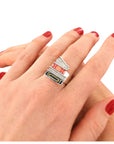 TARATATA - Thème ROMANS - Bague Argent / Multi