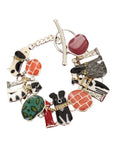 TARATATA - Thème PAS BOUGER - Bracelet Argent /Multi