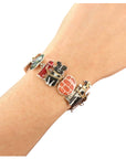 TARATATA - Thème PAS BOUGER - Bracelet Argent /Multi