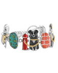 TARATATA - Thème PAS BOUGER - Bracelet Argent /Multi